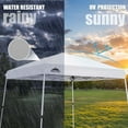 thumbnail image 6 of EAGLE PEAK 10x10 Slant Leg Instant Outdoor Canopy Tent,White, 6 of 7