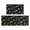 Game Controller Black Pattern-3, variant on Game Controller Black Pattern Anti Fatigue Kitchen Rugs Set Of 2, Non Slip Washable Decorative Floor Mats for Kitchen Sink Laundry, 17"x30" and 17"x47"