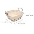 thumbnail image 2 of CHICHUMID Porte-Collation en Fer Beige Style Industriel pour Réunions de Famille Lot de 1, 2 of 4
