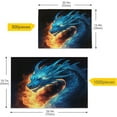 thumbnail image 4 of Blue Dragon 500 Piece Large Jigsaw Puzzle for Adults - Game Interesting Toys - Hand Made Puzzles Personalized Gift, 20.5"x14.9", 4 of 7