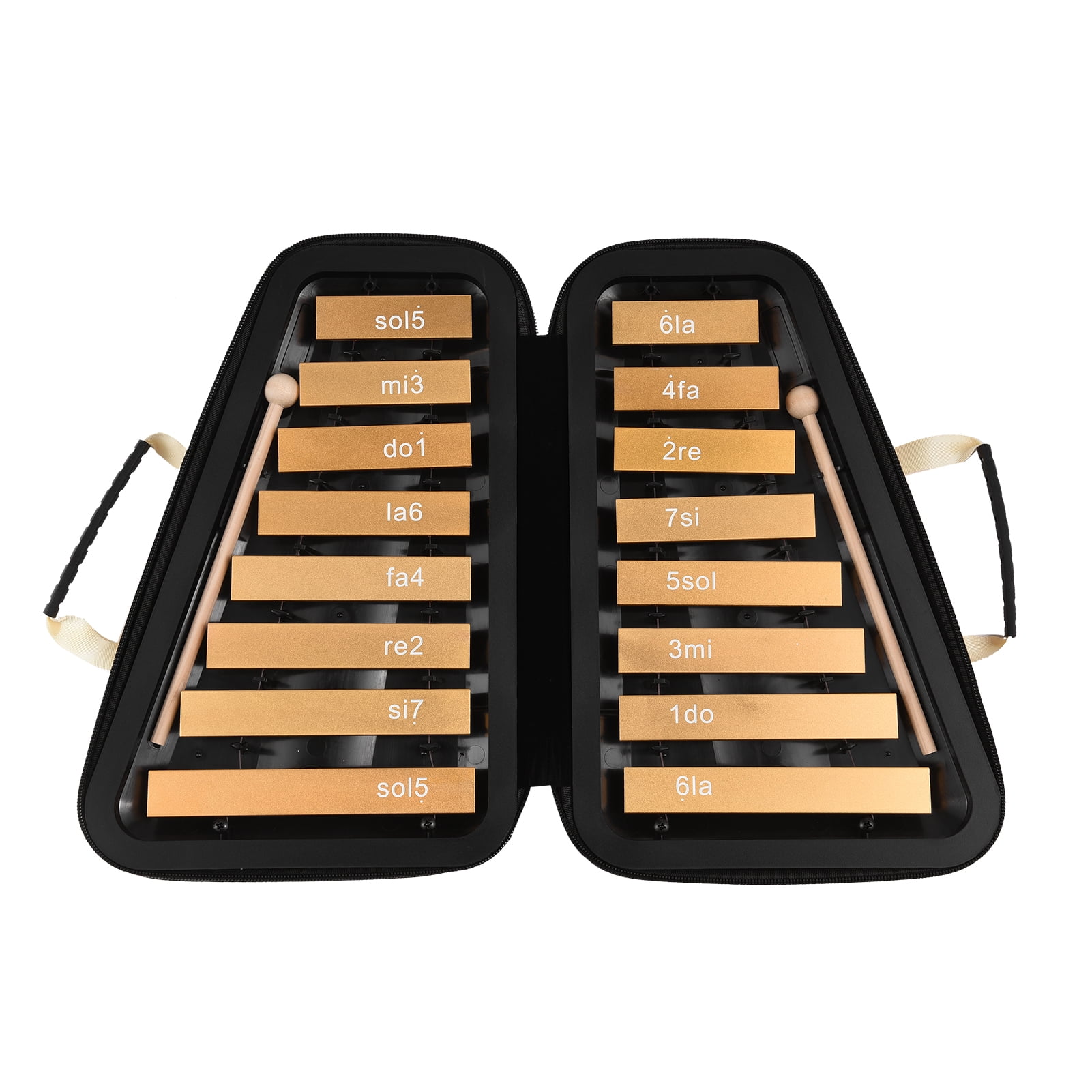 Walmeck 16 Keys Glockenspiel 16Note Aluminum Plate Xylophone Early Musical Percussion