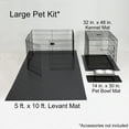 thumbnail image 2 of G-Floor New Pet Parent 3-Piece Floor Mat Kit, Slate Grey, Large, 2 of 5