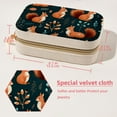 thumbnail image 5 of Squirrel Decorative Velvet Jewelry Box with Removable Compartment - Portable Necklace Organizer - Great Gift!, 5 of 7