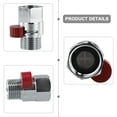 Alloy Hot And Cold Water Inlet Valve Bathroom Water Heater Stop Valve