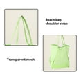 thumbnail image 4 of Rvasteizo Tote Bag for Women, Nylon Mesh Shoulder Beach Bag, Stadium Concert Storage Bag, 26L Mesh Beach Tote, Lightweight Foldable Tote, 4 of 5