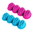 thumbnail image 3 of 2 Pcs 4-Cavity Massage Brush Mold Oval Silicone Soap Mold Bar Mold for DIY Handmade Soap Cake Baking Mold, 3 of 3