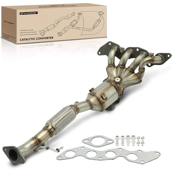 A-Premium Front Exhaust Manifold Catalytic Converter Kit Direct-Fit Compatible with Ford Escape 2013 2014 2015 2016 2017, 2.5L, EPA Compliant