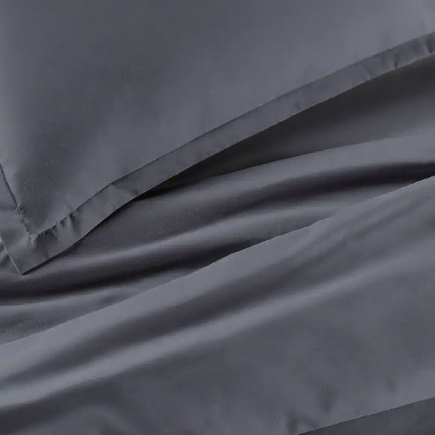 Simply Clean Cotton Blend Duvet Cover Grey Twin