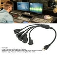 thumbnail image 3 of 3 Prong 1 to 5 Outlet Power Cord Heavy Duty 16AWG 18AWG Way Splitter for Computer LED Stage Light, 3 of 5