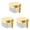 C, variant on 4 Compartment Clear Seasoning Box with Lids, Airtight Condiment Organizer for Kitchen Pantry, Spice Container Set for Salt Sugar Pepper and Dry Seasonings