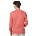 thumbnail image 3 of Hanes Beefy-T Unisex Long Sleeve T-Shirt Charisma Coral M, 3 of 4