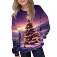 thumbnail image 1 of Girls Long Sleeve Tops, Toddler Sweatshirt with Print and Pocket, 1 of 7