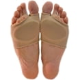 thumbnail image 3 of Almohadillas de gel para el metatarso - 1 par - con almohadilla para el antepié de metatarsalgia - para aliviar el dolor de la bola del pie - Tamaño: Pequeño mediano, 3 of 5