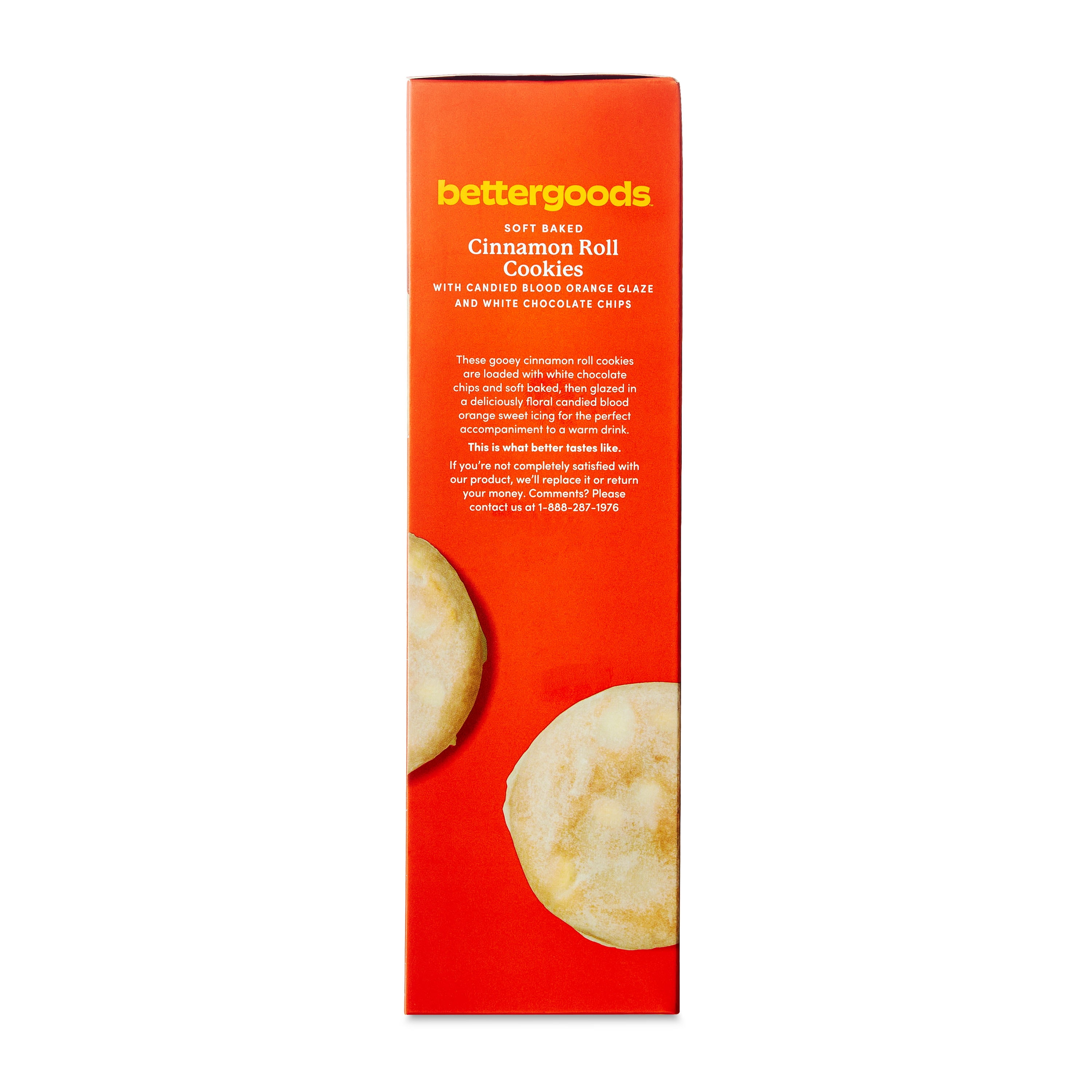 bettergoods Soft Baked Cinnamon Roll Cookies, 6 oz