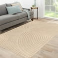 thumbnail image 7 of Teppich Homes Soft Handmade Cream Wool Tufted Geometric Pattern Rug 11x12 - Perfect for Living Room And Hallway, 7 of 7