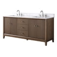 thumbnail image 5 of Vanity Art 72" Bathroom Vanity with Sink and Engineered Marble Top, Freestanding Storage Cabinet with 3 Drawers and 2 Shelves, 5 of 9