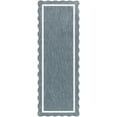 thumbnail image 4 of Hauteloom Varro Living Room, Bedroom Patio Outdoor Area Rug - Traditional - Blue, Cream - 6'7" x 9', 4 of 6