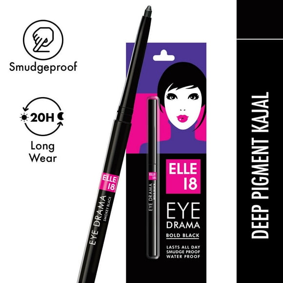 Elle 18 Eye Drama Kajal - Bold Black