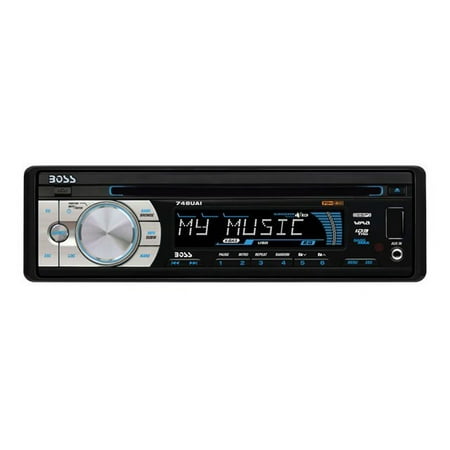 BOSS 748UAI - Car - CD receiver - in-dash - Single-DIN - 70 Watts x 4