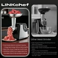 thumbnail image 3 of Electric Meat Grinder with Sausage Stuffer maker ETL Approved, 2400W Max Meat Grinders for Home use,(Black), 3 of 12