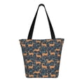 thumbnail image 3 of Fotbe Reindeer Pattern Beach Tote,Shoulder Handbag,Spacious Tote Bag,Lightweight Travel Bag,Versatile Shopping Bag, 3 of 9