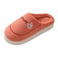 thumbnail image 4 of Women's Men's Platform Slippers Comfy Warm Fuzzy Memory Foam House Shoes Indoor Outdoor Cloud Pillow Home Slip on, 4 of 6