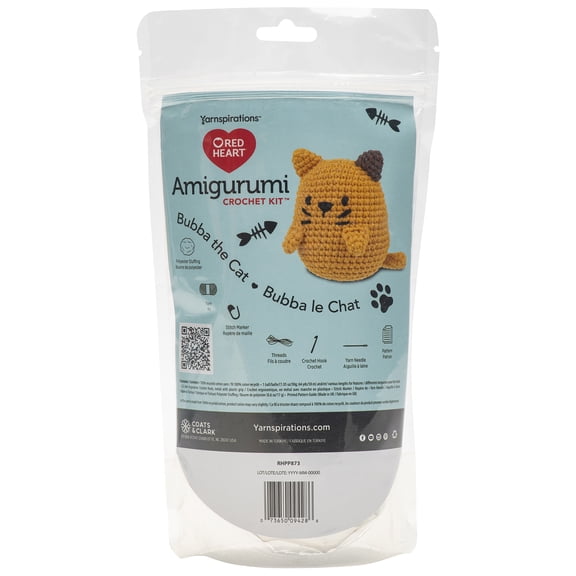Red Heart Amigurumi Kit-Bubba The Cat