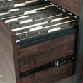thumbnail image 3 of Sauder Market Commons 2-Drawer Lateral File Cabinet, Rich Walnut Finish, 3 of 9