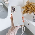 thumbnail image 1 of Funda de silicona con correa de cordón cruzado para Samsung S23 S22 Ultra S21 Plus S20 FE Note 20 A73 A53 A52 A72 A32 A22 A51 A71 Tan Jianjun unisex, 1 of 2