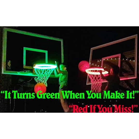 Super Hoop 2.1 Basketball Hoop Light Interactive Shot & Rebound Sensing Neon LED Lighting System