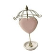 thumbnail image 3 of Expositor de collares y joyas giratorio y moderno. rosa, 3 of 9