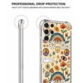 thumbnail image 4 of Retro Flower Mushroom Case for Samsung Galaxy S21 Ultra,Aesthetic Art Design Pattern Soft TPU Bumper Case Cover, 4 of 5