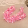 thumbnail image 2 of hulanddfd Christmas Garland, 70.86 in Christmas Glitter Color Strips Decoration for Xmas Easter and Party Fireplace Hanging Decorations Pink, 2 of 3