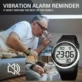Hearkent 8 Alarms and Vibrations Watch Medication Reminder for Deaf or