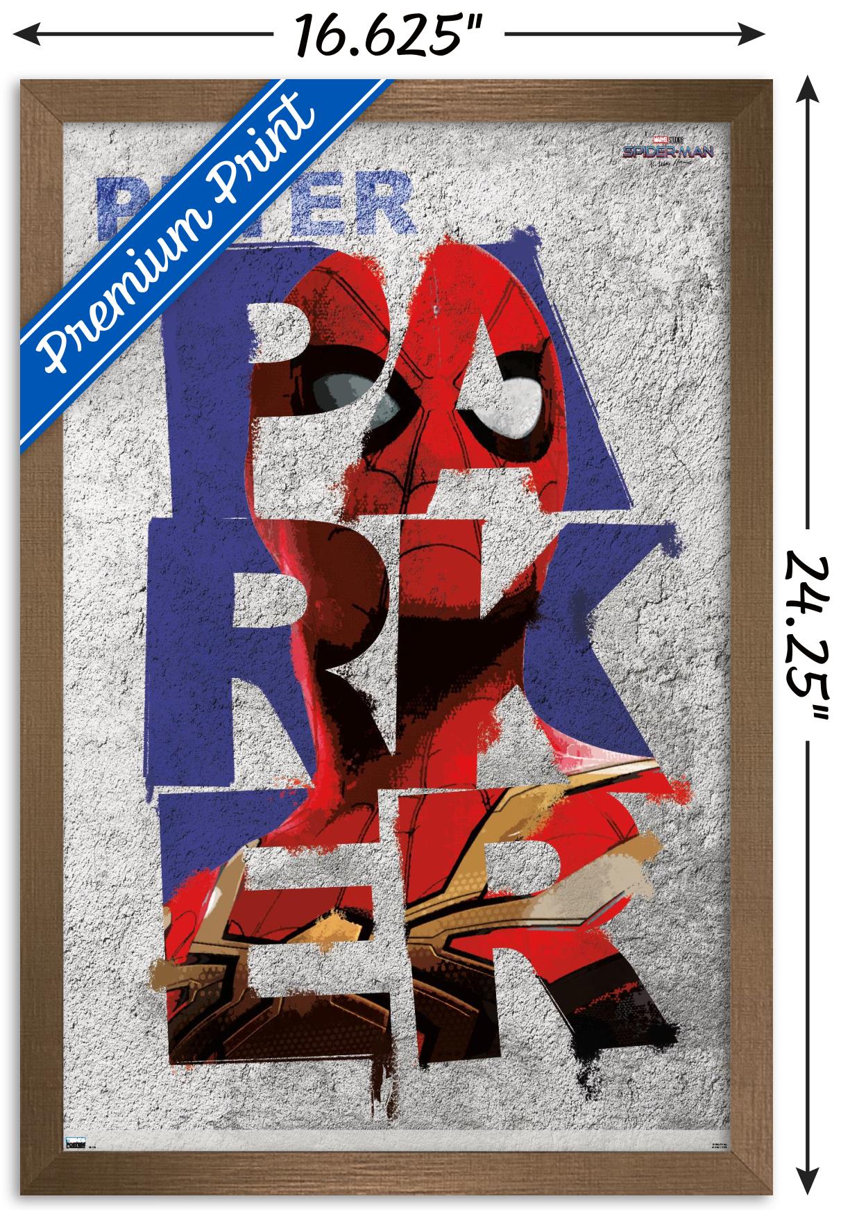 Marvel Spider-Man: No Way Home - Parker Wall Poster, 14.725" x 22.375" Framed
