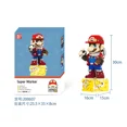 thumbnail image 1 of Figuras de Mario, microbloques de construcción, Super Mario, Yoshi, Luigi Bros, escena, rompecabezas de ensamblaje DIY, miniladrillos, juguetes para regalo de Navidad, 1 of 5
