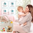 thumbnail image 3 of Cute Castle Baby Diaper Caddies 2 Pack Oatmeal, 3 of 5