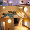 thumbnail image 1 of Jiaeri Wireless Magnetic Motion Sensor Night Light, Rechargeable LED Closet Light with Human Body Induction, Auto On/Off Wall Mounted Cabinet Light for Hallway Bedroom, 1 of 8