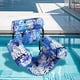 thumbnail image 4 of Flotación Piscina Inflable La Silla Tumbona Flotante para Diversión Del Verano () Azul, 4 of 9