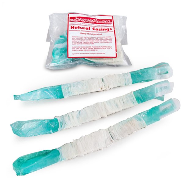 The Sausage Maker Natural Hog Casings 3538mm, PreTubed