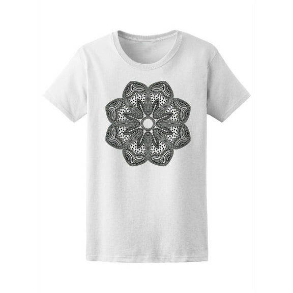 Mehndi Ethnic Floral Mandala Tee Women's -Image by Shutterstock