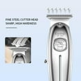 thumbnail image 4 of Kemei 1949 Trimmer Professional Hair Clippers for Men Zero Gap Electric Cordless Beard/Hair Trimmer Rechargeable T-Blade Haircut Machine for Stylists and Barbers Grooming Kit, Silver, 4 of 7