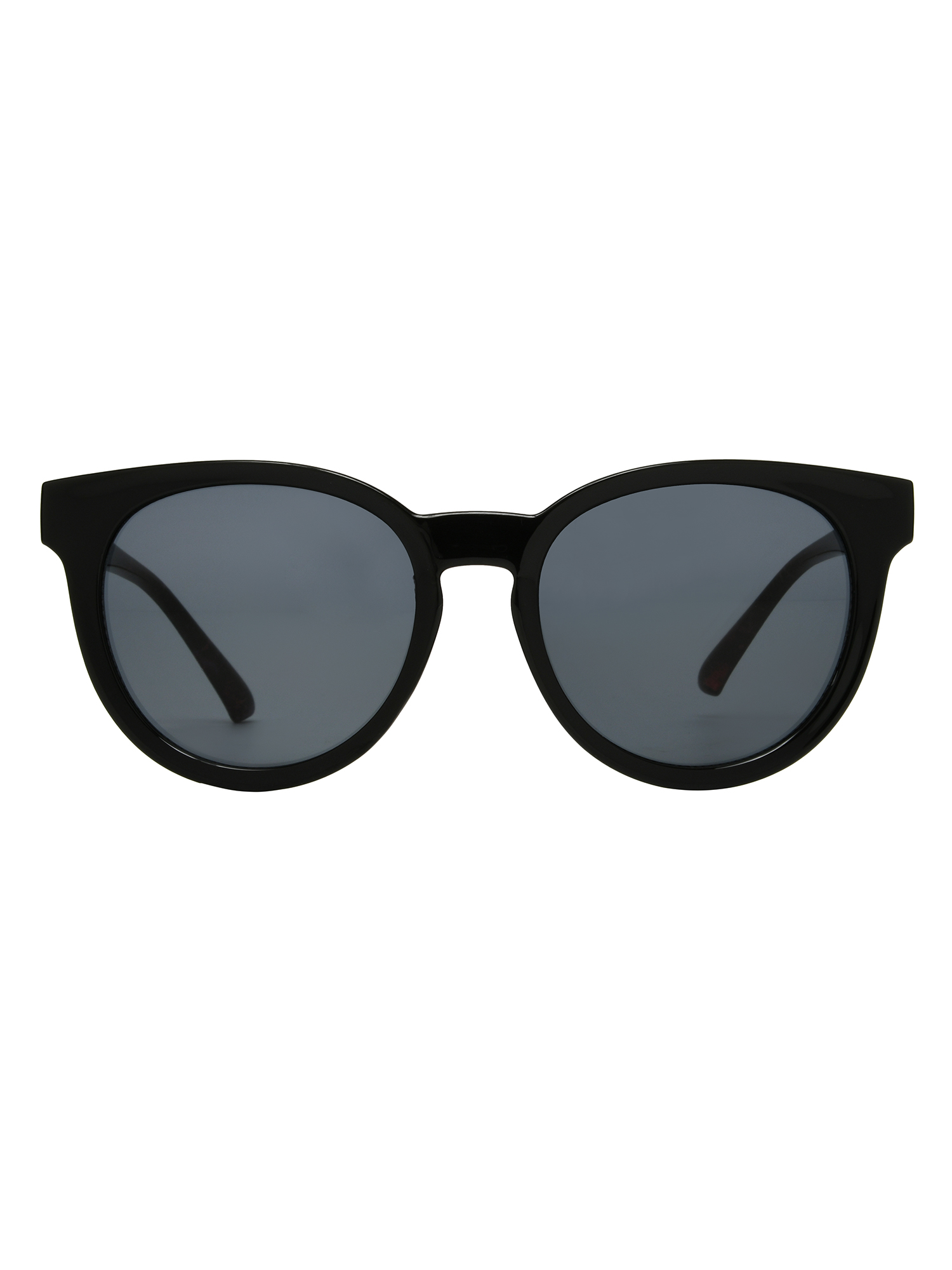 Panama Jack x Foster Grant Black Round Women's Polarized Sunglasses