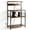 Brown-31Inch, variant on Atilioo Kitchen Bakers Rack with Power Outlet, 4 Tiers Coffee Bar Table, Oven Microwave Stand, Storage Shelf, Appliance Organizer, 23" Gray
