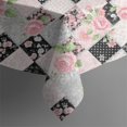 thumbnail image 5 of Pioneer Flower Floral Print Pattern Square Tablecloth, Waterproof Wipeable Spillproof Washable Table Cover for Home Kitchen Party Decor, 52"x52", 5 of 6