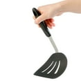 thumbnail image 4 of Circular Slotted Spatula Silicone Hanging Fried Turner Non-stick Home Kitchen slotted cookware Kitchen Cookware, 4 of 8
