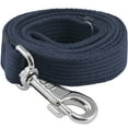 thumbnail image 2 of Dog Leash 4.5ft Long Organic Cotton Web for Training, Blue 4 Sizes (Xlarge: 1.2" Wide), 2 of 3