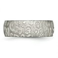 thumbnail image 3 of Chisel Titanium Brushed and Polished Textured 8mm Band, 3 of 6