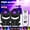Black-2pc light, variant on 2pcs 7R 230W Beam Stage Moving Head Light 15 Gobos and 14 Colors DJ Light Rainbow Effect DMX512 Control for Disco Party Club Bar DJ Show Stage Lighting
