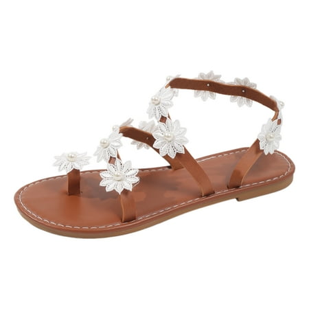

PEASKJP Dressy Sandals Women Wide Width Sandals for Women Wedge Womens Summer Casual Platform Sandals with High Heel Beach Sandals Espadrille Platform (White 8)